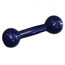 Halter Peso 3kg Emborrachado Azul - VENDA POR UNIDADE