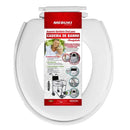 Assento Sanitária simples fechado para Cadeira de Banho - Mebuki