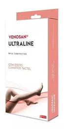 Meia Venosan 30-40mmhg Ultraline Unisex 3/4 Pé Aberto-cor bege-tamanhos P/M/G/XG/XXG