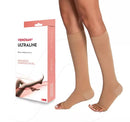 Meia Venosan 30-40mmhg Ultraline Unisex 3/4 Pé Aberto-cor bege-tamanhos P/M/G/XG/XXG