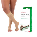 Meia Legline 15-23 Pé Aberto - Venosan-cor sahara(tamanhosP/M/G/XG)
