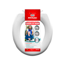 Assento Sanitário Oval P/ Cadeira De Banho Fechado - Mebuki