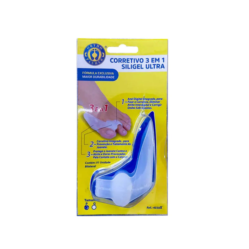 Corretivo 3 em 1  siligel ultra Ortho Pauher(tamanho P/G)