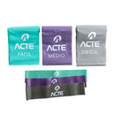 Kit Bands, 3 Faixas Bands + 3 Mini Bands - Acte Sports