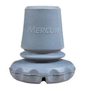 Ponteira 7/8 articulada para muletas Mercur na cor cinza(venda por unidade)