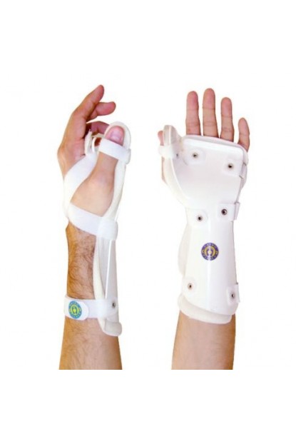Tala De Pvc Para Punho, Mãos E Dedos - Ortho Pauher(cor branca)  E e D