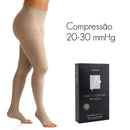 Meia Calça Select Comfort Premium 20-30 mmHg Aberta Natural Escuro