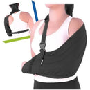 Tipóia Imobilizadora Dupla Almofadada - Dilepé-cor preta-tamanho P/M/G/GG